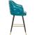 Barbosa Faux Leather Counter Stool with Espresso Wood Legs