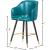 Barbosa Faux Leather Counter Stool with Espresso Wood Legs