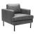 Decade Faux Leather Armchair