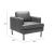 Decade Faux Leather Armchair