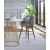 Barbosa Faux Leather Counter Stool with Espresso Wood Legs