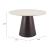 Jorf Round Faux Terrazzo/Steel Dining Table