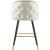Barbosa Faux Leather Counter Stool with Espresso Wood Legs
