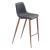 Magnus Faux Leather/Steel Barstool