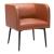Horbat Faux Leather/Steel Dining Chair