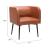 Horbat Faux Leather/Steel Dining Chair