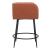 Horbat Faux Leather/Steel Counter Stool