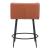 Horbat Faux Leather/Steel Counter Stool