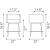 Horbat Faux Leather/Steel Counter Stool