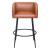 Horbat Faux Leather/Steel Barstool
