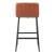 Pago Faux Leather/Steel Barstool