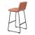 Pago Faux Leather/Steel Barstool