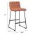Pago Faux Leather/Steel Barstool