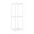 Zuo Glass/Steel Chair Display