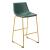 Augusta Faux Leather/Steel Barstool