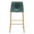 Augusta Faux Leather/Steel Barstool