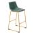 Augusta Faux Leather/Steel Barstool