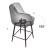Keppel Faux Leather/Steel Swivel Counter Stool