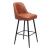 Keppel Faux Leather/Steel Swivel Barstool