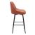 Keppel Faux Leather/Steel Swivel Barstool