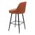 Keppel Faux Leather/Steel Swivel Barstool
