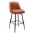 Keppel Faux Leather/Steel Swivel Barstool