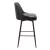 Keppel Faux Leather/Steel Swivel Barstool