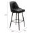 Keppel Faux Leather/Steel Swivel Barstool