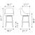 Keppel Faux Leather/Steel Swivel Barstool