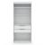 Mulberry Open 1 Sectional Armoire Wardrobe Closet w/2 Drawers 