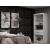 Mulberry Open 1 Sectional Armoire Wardrobe Closet w/2 Drawers 