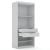 Mulberry Open 1 Sectional Armoire Wardrobe Closet w/2 Drawers 
