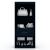 Mulberry Open 1 Sectional Armoire Wardrobe Closet w/2 Drawers 