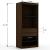 Mulberry Open 1 Sectional Armoire Wardrobe Closet w/2 Drawers 