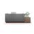 Narbutas Reception Unit w/PET Felt Front & Side Storage Cabinet