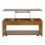 Lake House Rectangular Wood Lift Top Cocktail Table w/Casters