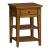 Lake House Square Wood Chair Side Table w/Drawer