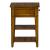 Lake House Square Wood Chair Side Table w/Drawer