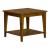 Lake House Square Lamp Table | Rustic Oak Wood Side Table