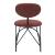 Novi Polyester/Steel Dining Chair