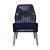 Nakia Woven Back Side Chair with Wood Base