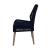 Nakia Woven Back Side Chair with Wood Base