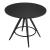 Dinos Round MDF/Steel Dining Table