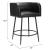 Horbat Faux Leather/Steel Counter Stool