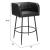 Horbat Faux Leather/Steel Barstool