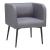 Horbat Faux Leather/Steel Dining Chair
