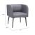 Horbat Faux Leather/Steel Dining Chair