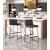 Pago Faux Leather/Steel Barstool