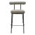 Kede Chenille/Steel Barstool