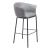 Garston Faux Leather/Steel Barstool